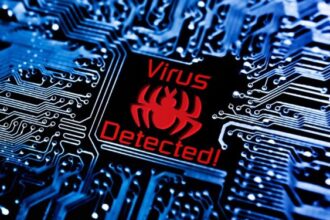 computer virus detected