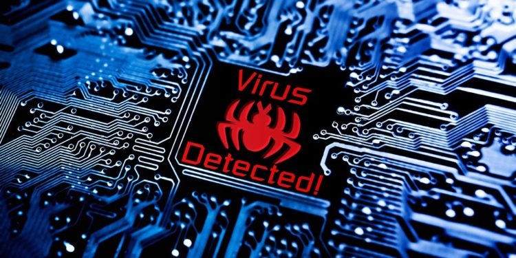 computer virus detected