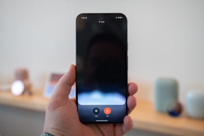 gemini live running on a google pixel 9