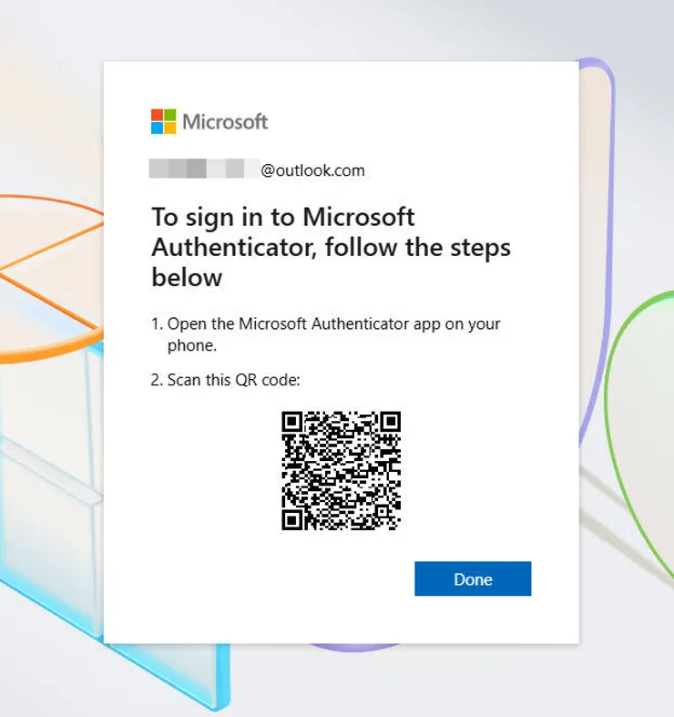 Як налаштувати безпарольний вхід в обліковий запис Microsoft? І чому це варто зробити 38 Відскануйте цей QR-код, щоб налаштувати свій обліковий запис Microsoft у програмі Authenticator