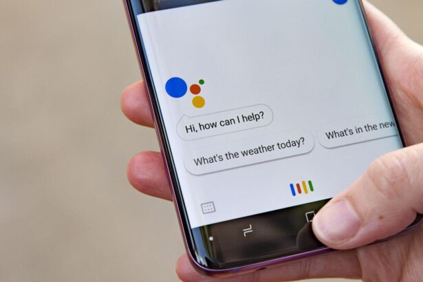 google assistant button