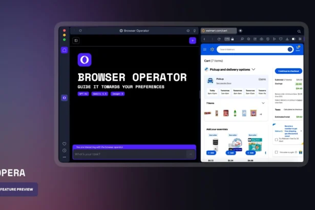 Opera представила Browser Operator — агента зі штучним інтелектом, вбудованого в браузер