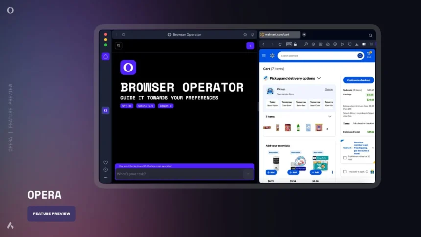 Opera представила Browser Operator — агента зі штучним інтелектом, вбудованого в браузер