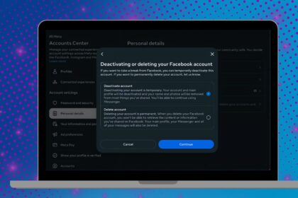 Як деактивувати або видалити обліковий запис Facebook назавжди?