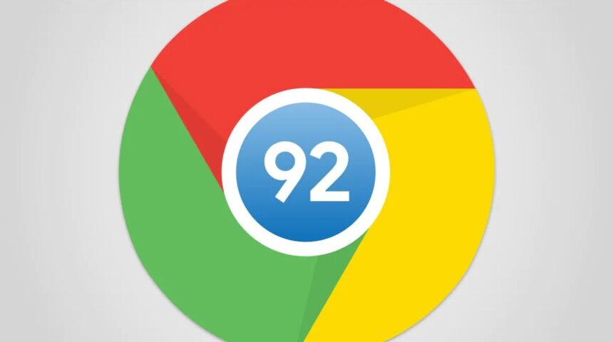 Google Chrome 92 Header