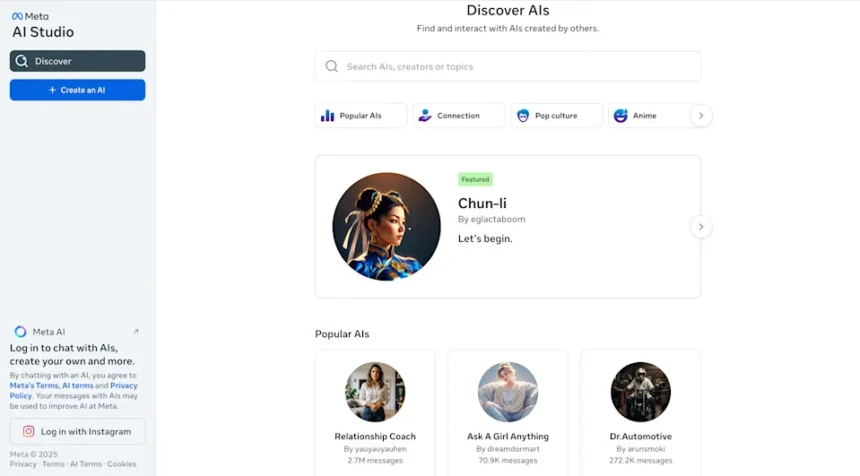 Чат-боти Meta AI викрили у сексуальних розмовах з неповнолітніми
