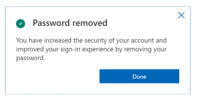 password remove