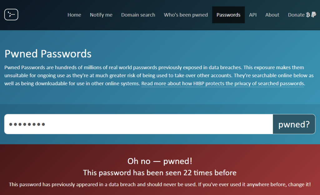 Have I Been Pwned Pwned Passwords 1