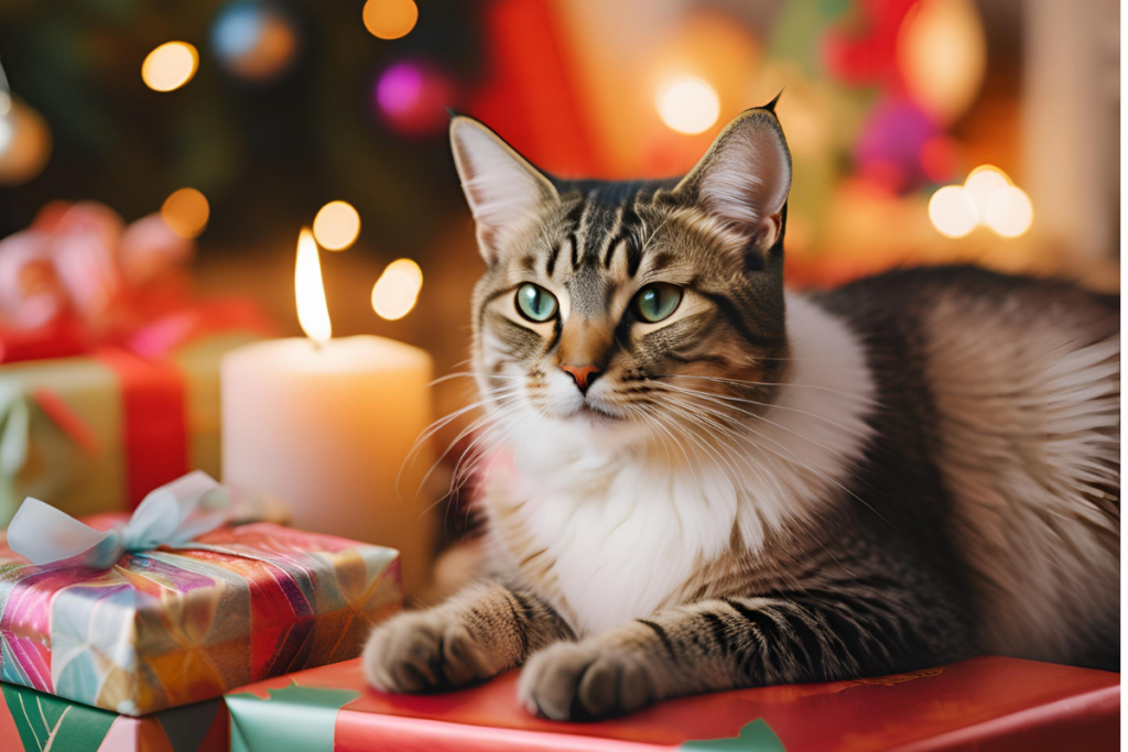 ai christmas cat