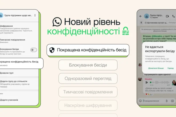WhatsApp представив функцію, яка забороняє учасникам чату поширювати його вміст