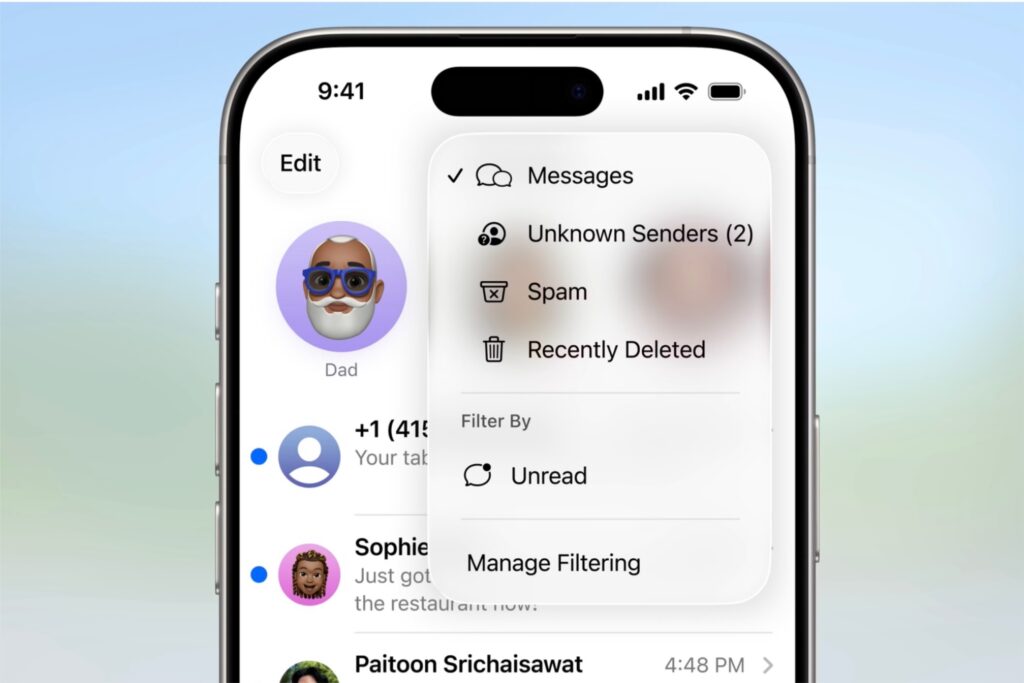 Як iOS 26 покладе кінець спам-дзвінкам та повідомленням 36 text message