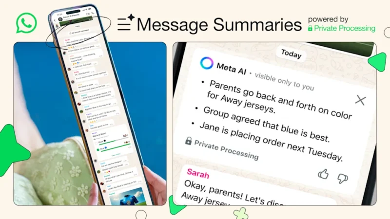 Функція резюме чатів на основі ШІ з'являється у WhatsApp