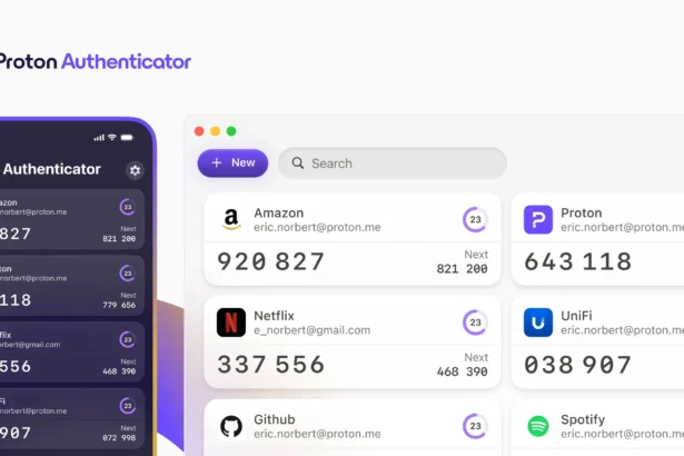 Proton випустив безкоштовний додаток для двофакторної автентифікації Proton Authenticator