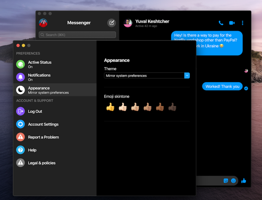 Meta закриває настільні додатки Messenger для Mac та Windows