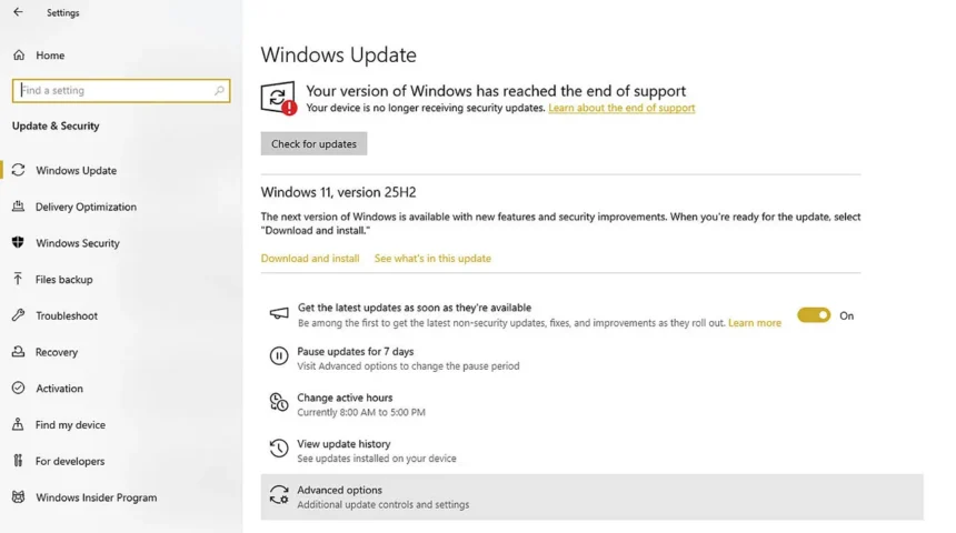 Microsoft підтвердила помилку для платних користувачів Windows 10 ESU — що відбувається 33 Microsoft підтвердила помилку для платних користувачів Windows 10 ESU — що відбувається