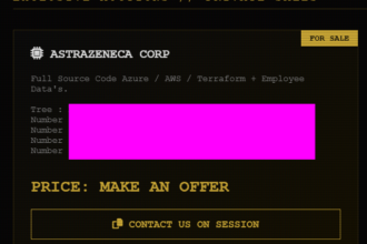 Хакери стверджують, що зламали AstraZeneca та викрали 3 ГБ корпоративних даних