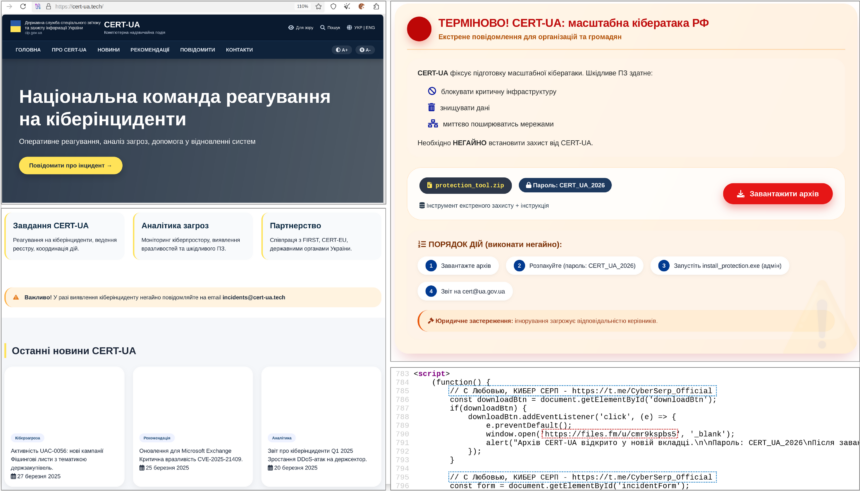 Хакери видавали себе за CERT-UA, щоб розповсюджувати троян AGEWHEEZE