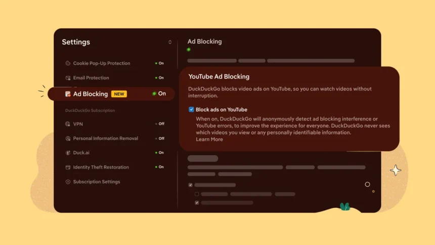 Браузер DuckDuckGo тепер блокує більшість відеореклами на YouTube 33 Браузер DuckDuckGo тепер блокує більшість відеореклами на YouTube